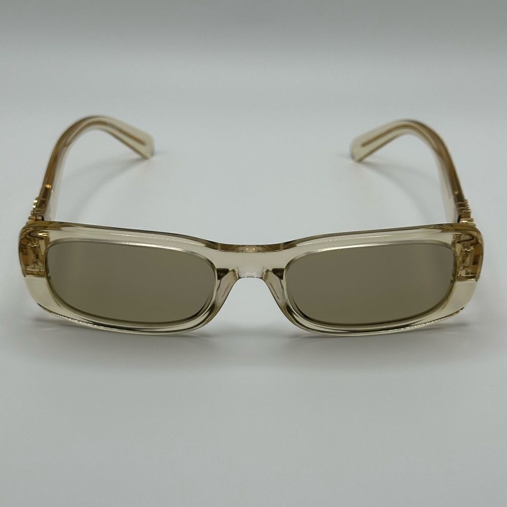 MIU MIU Sunglasses MU08ZS 11T40F Sand Transparent/Dark Brown Women NEW - Picture 7 of 13